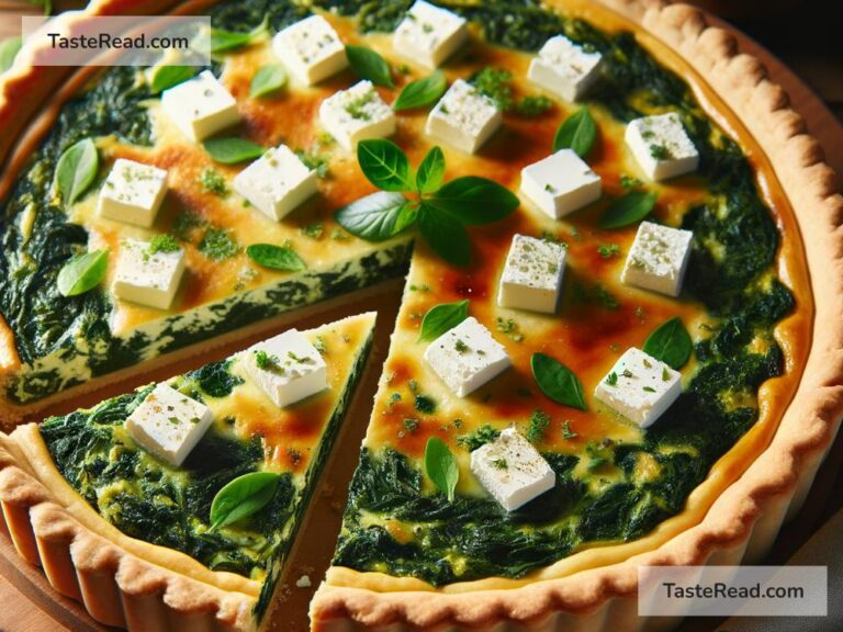 how to create a hearty spinach and feta quiche
