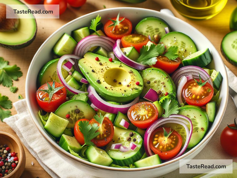 how to create a refreshing avocado salad