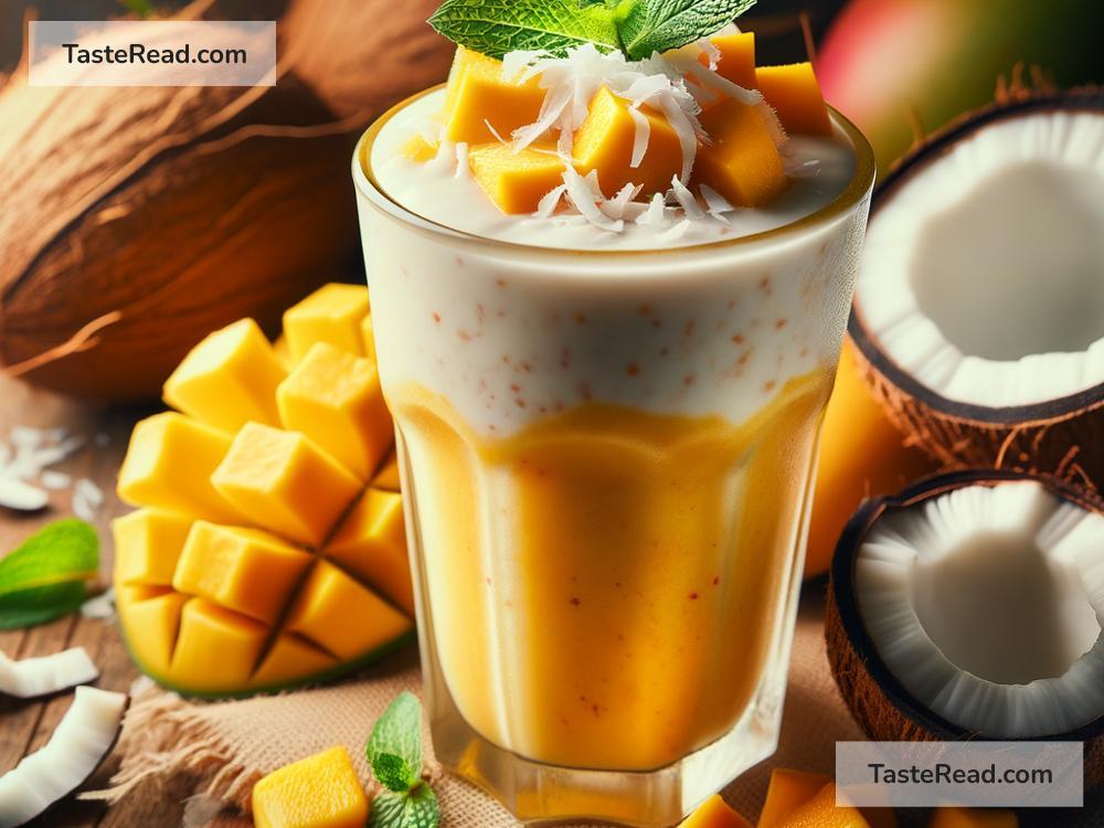 how to create a refreshing coconut mango smoothie