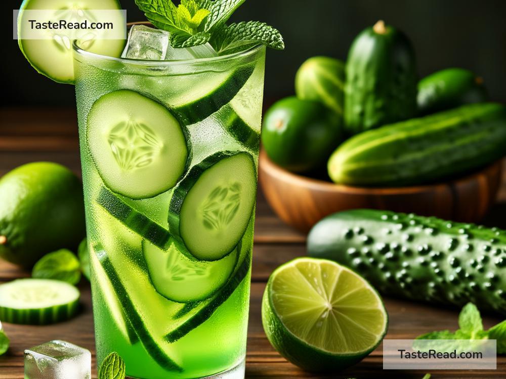how to create a refreshing cucumber lime cooler