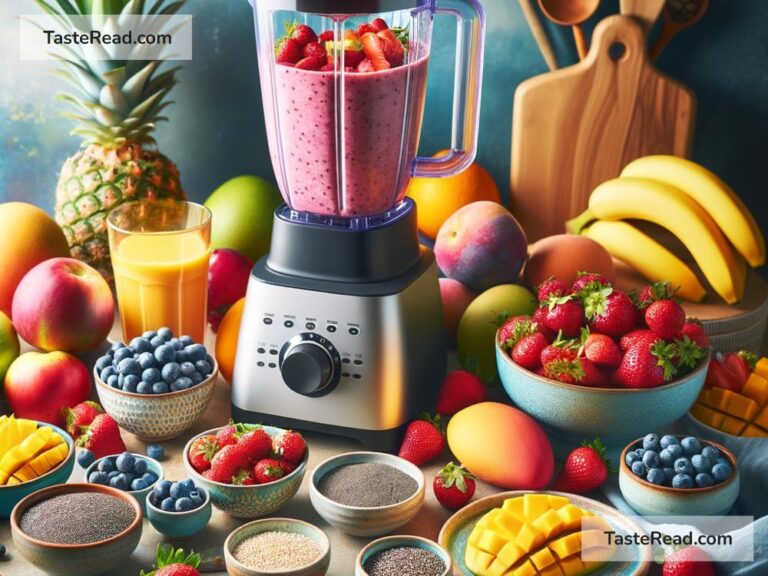 how to create a refreshing fruit smoothie