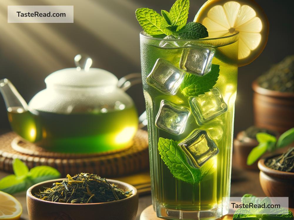 how to create a refreshing iced green tea