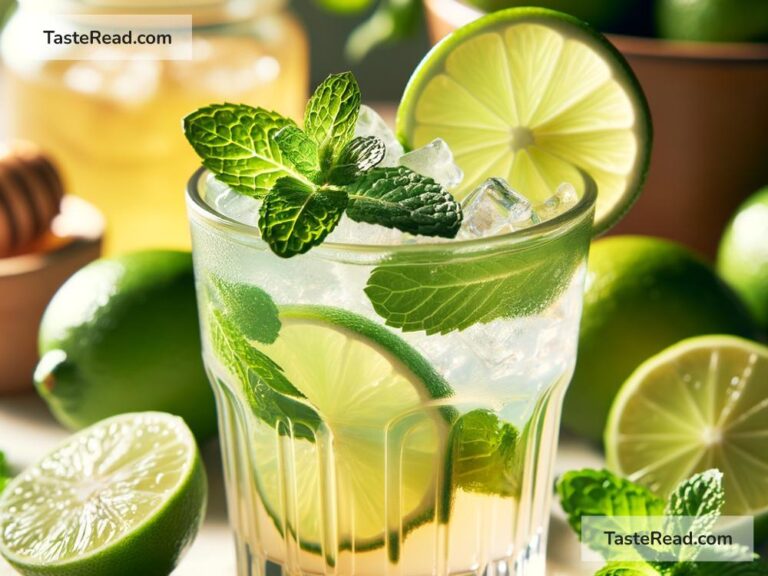 how to create a refreshing mint lime cooler