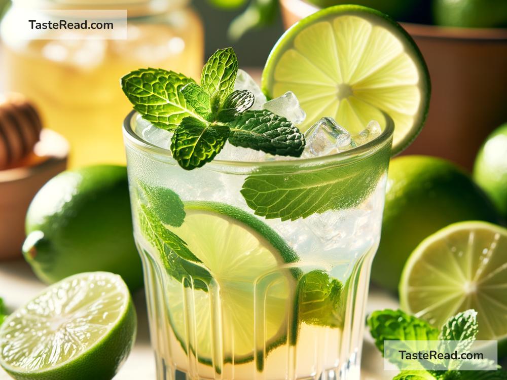 how to create a refreshing mint lime cooler