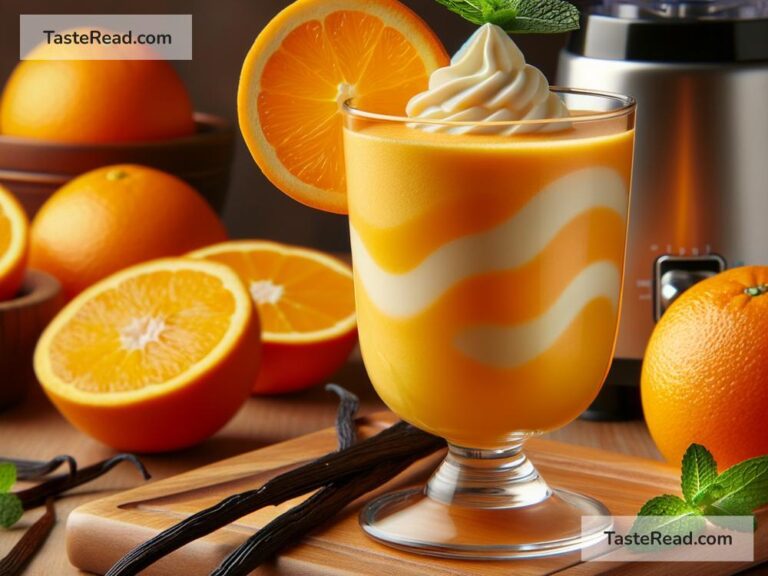 how to create a refreshing orange creamsicle smoothie