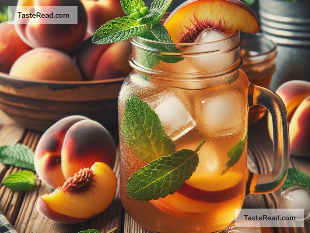 how to create a refreshing peach iced tea