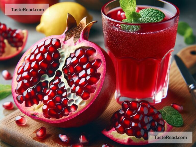 how to create a refreshing pomegranate juice