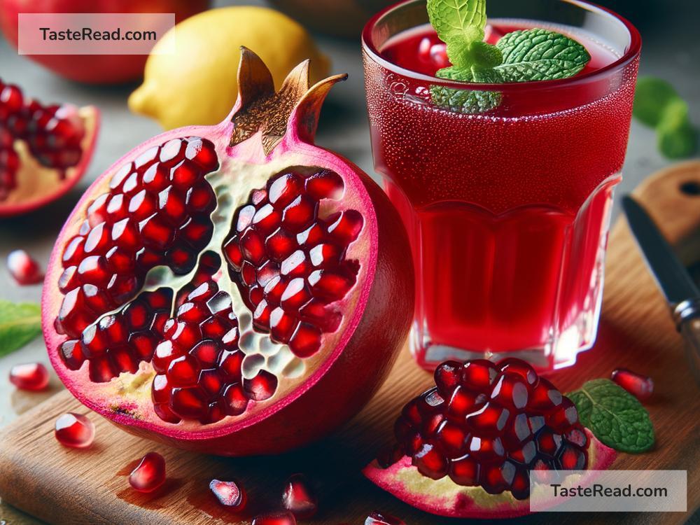 how to create a refreshing pomegranate juice
