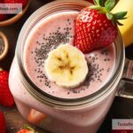 how to create a refreshing strawberry banana smoothie