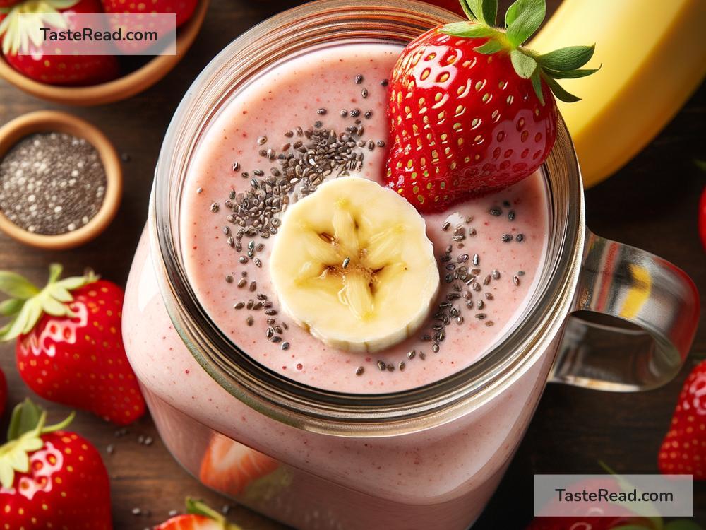 how to create a refreshing strawberry banana smoothie