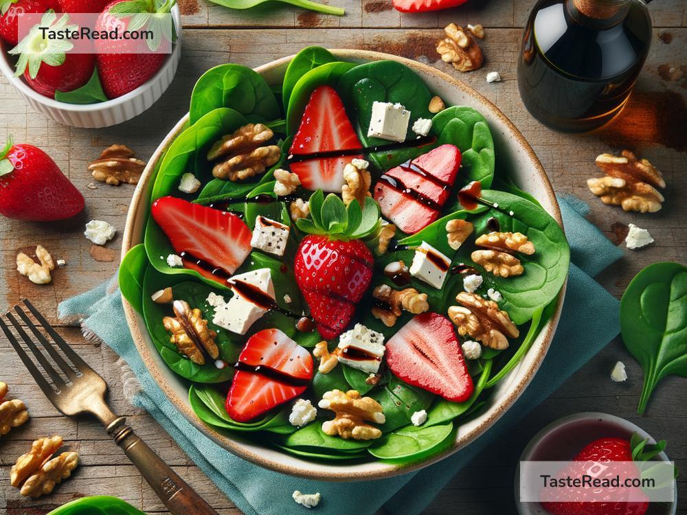 How to Create a Refreshing Strawberry Spinach Salad with Balsamic Glaze