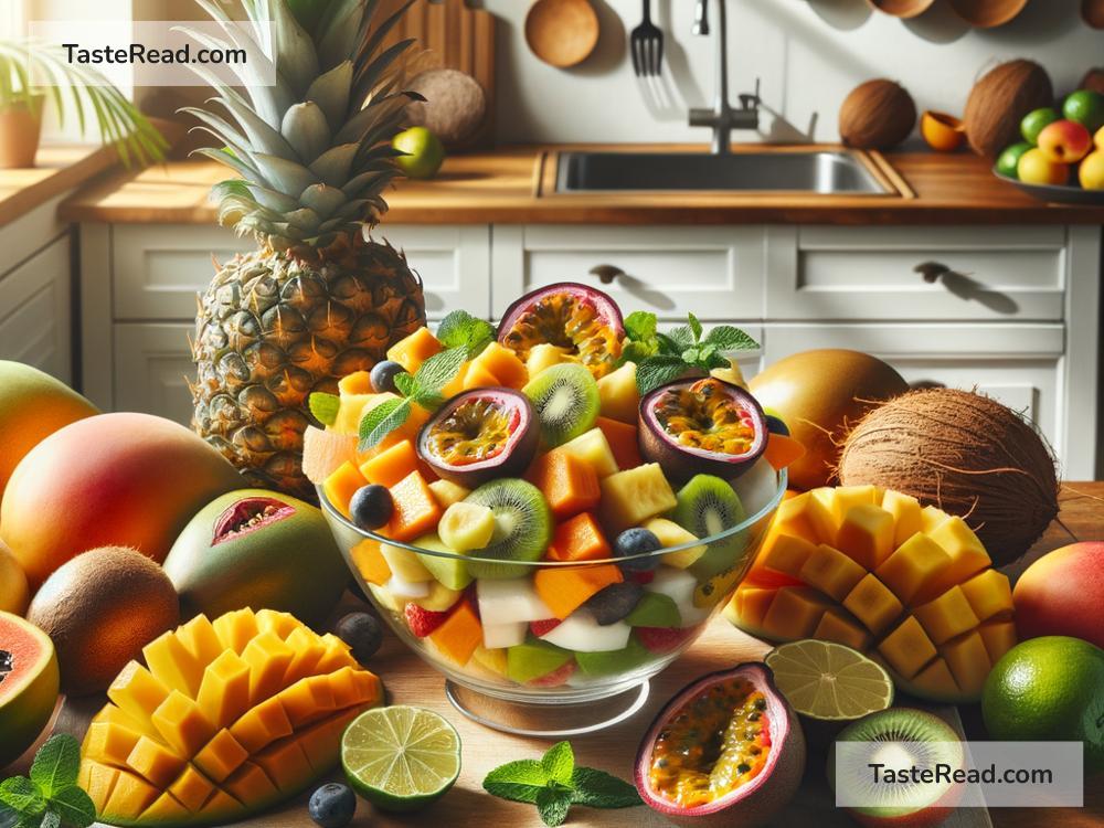 how to create a refreshing tropical fruit salad