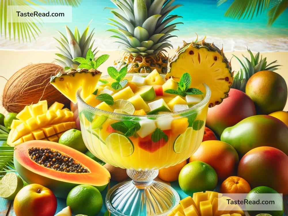 how to create a refreshing tropical pineapple punch