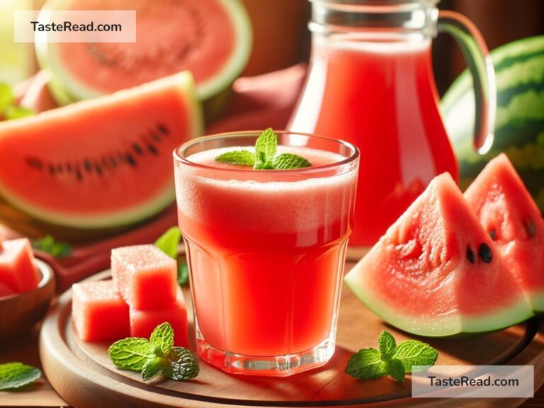 how to create a refreshing watermelon juice