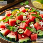 how to create a refreshing watermelon salad