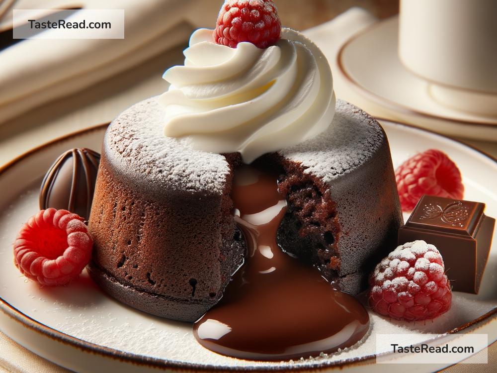 how to create a rich chocolate lava cake