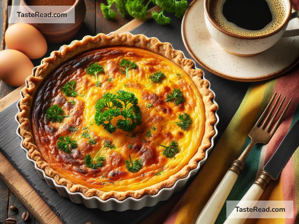 how to create a savory quiche Lorraine