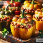 how to create a savory stuffed bell pepper
