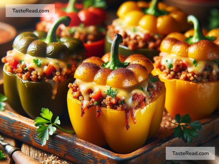 how to create a savory stuffed bell pepper