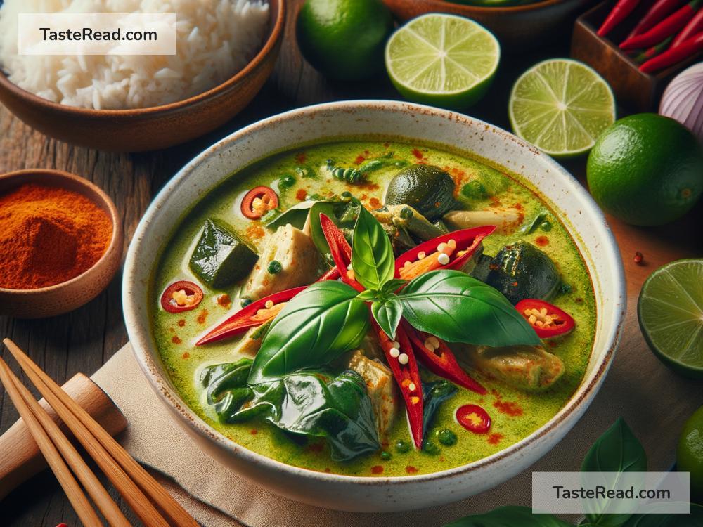how to create a spicy Thai green curry