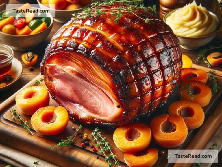 how to create a tangy apricot glazed ham
