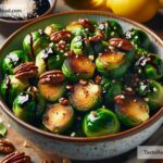 how to create a tangy balsamic glazed Brussels sprouts