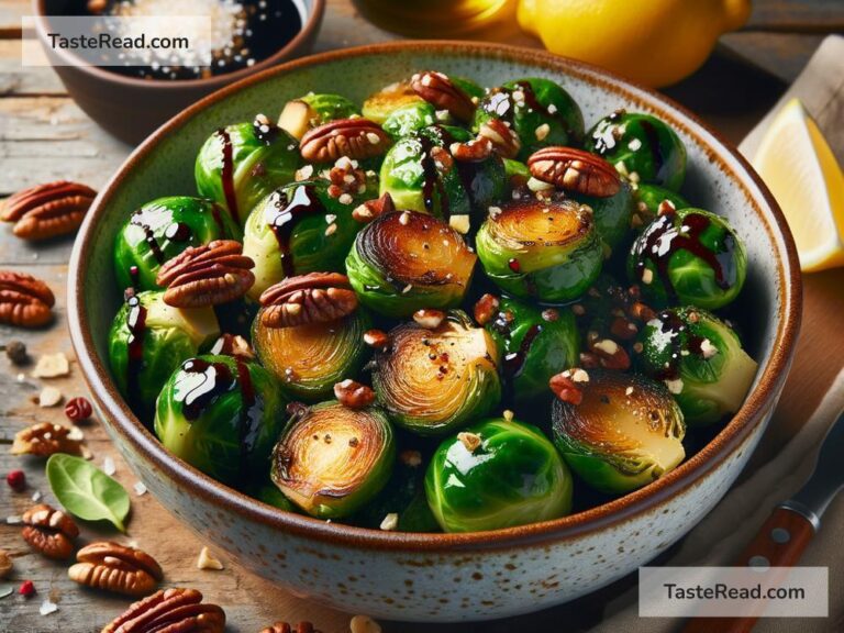 how to create a tangy balsamic glazed Brussels sprouts