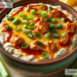how to create a tangy buffalo chicken dip