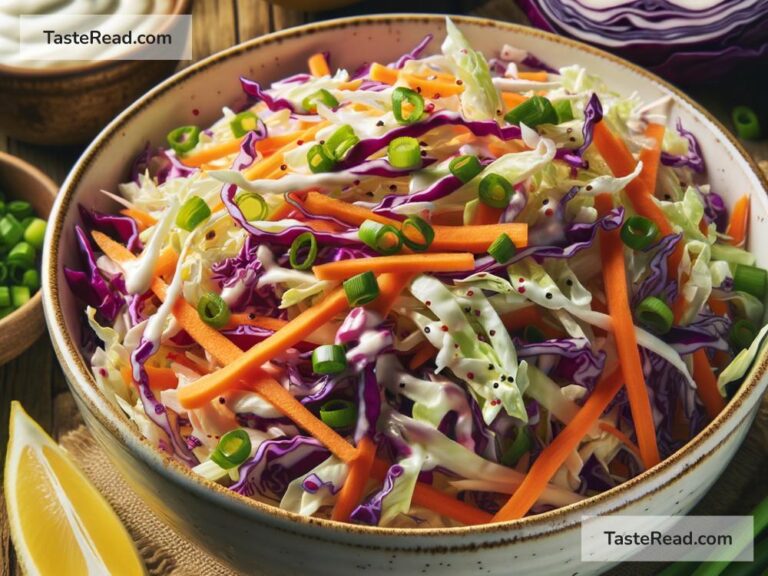 how to create a tangy coleslaw