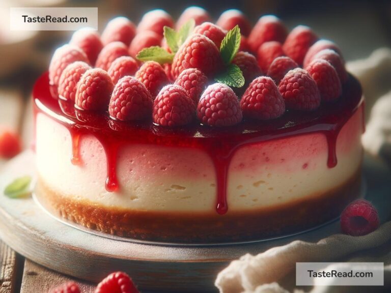 how to create a tangy raspberry cheesecake