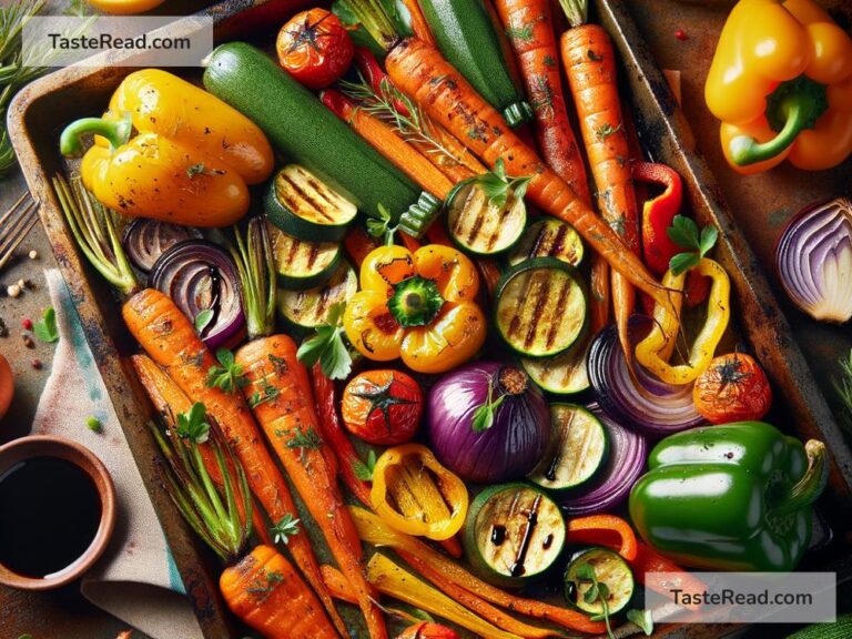 how to create a tangy roasted vegetable medley