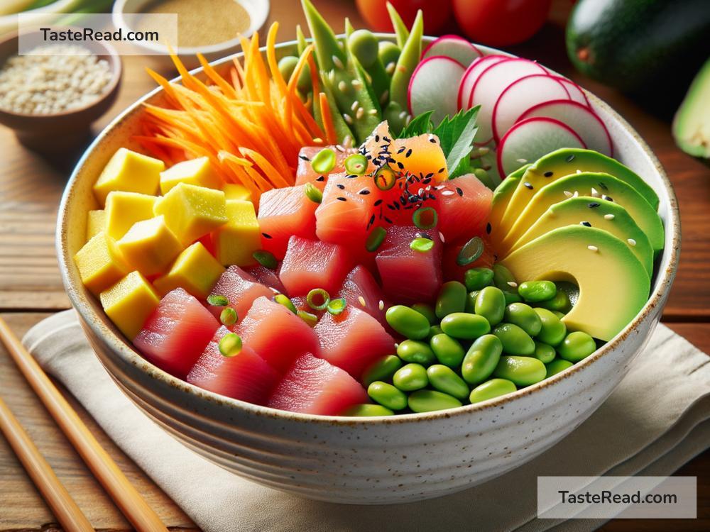 how to create a vibrant poke bowl
