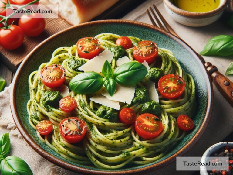 how to create a zesty pesto pasta