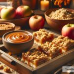 How to create buttery caramel apple crumble bars