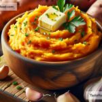 How to create buttery garlic mashed sweet potatoes