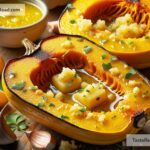 How to create buttery garlic roasted acorn squash