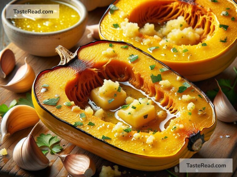 How to create buttery garlic roasted acorn squash