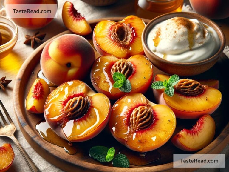 How to create buttery honey cinnamon roasted peaches
