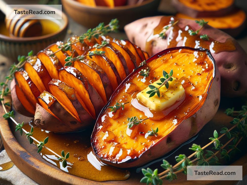 How to create buttery honey glazed baked sweet potatoes