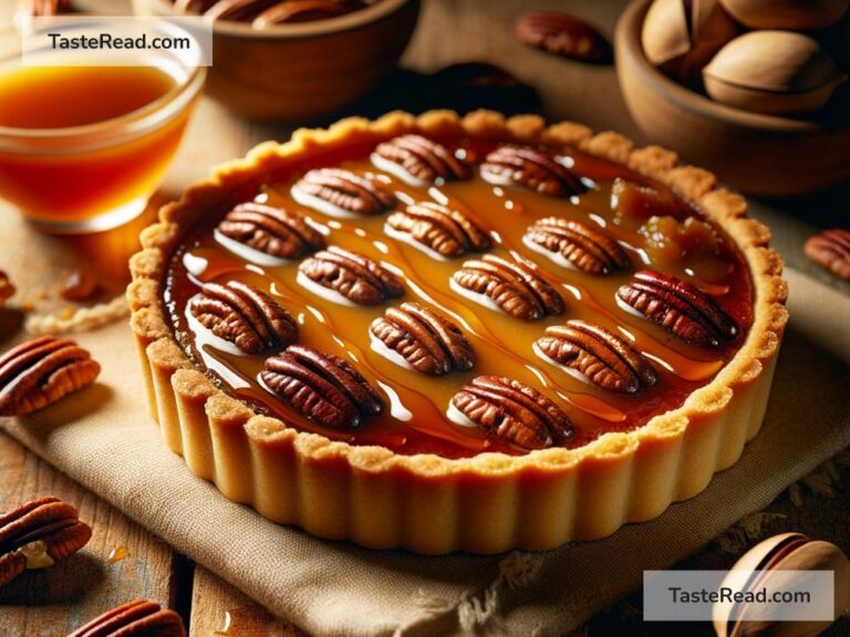 How to create buttery pecan caramel tart