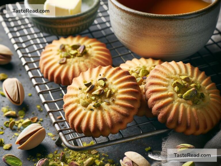 How to create buttery pistachio shortbread cookies