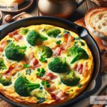How to create cheesy bacon and broccoli frittata