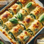 How to create cheesy baked spinach ricotta lasagna rolls