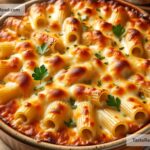 How to create cheesy baked ziti casserole