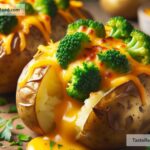 How to create cheesy broccoli and cheddar stuffed potatoes