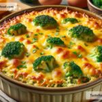 How to create cheesy broccoli rice casserole