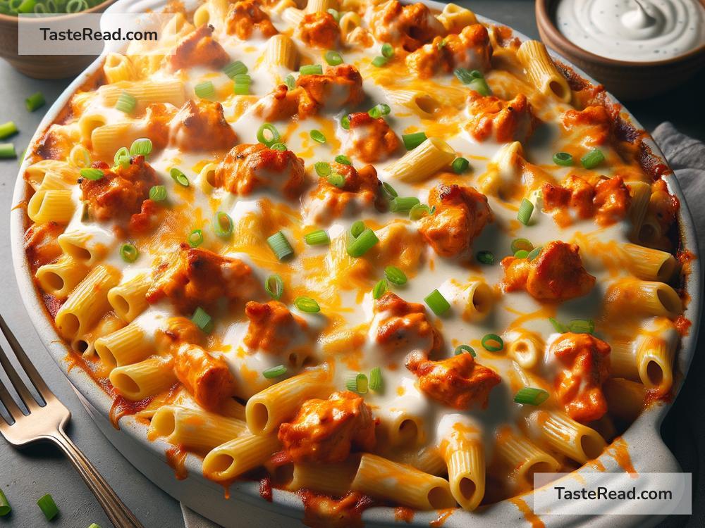 How to create cheesy buffalo chicken pasta bake