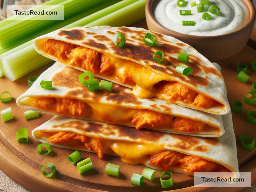 How to create cheesy buffalo chicken quesadillas