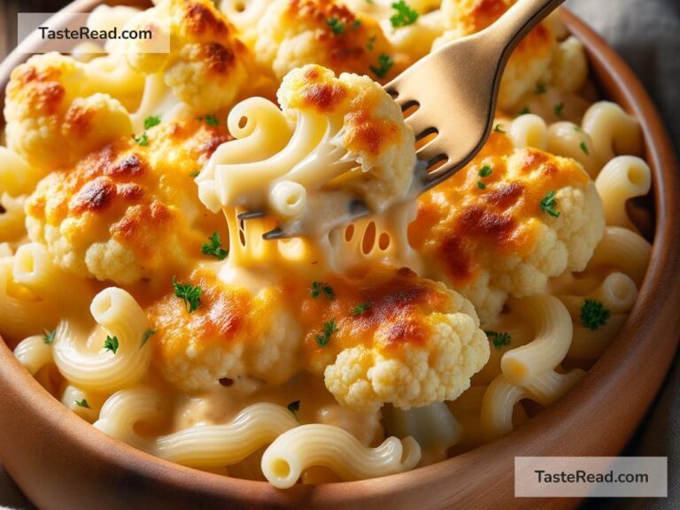 How to create cheesy cauliflower mac and cheese