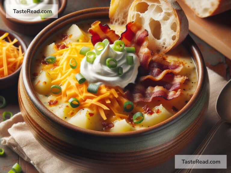 How to create cheesy loaded baked potato soup